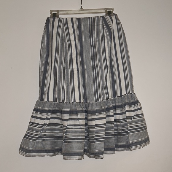 Red Carter Blue and White Striped Midi skirt, S, NWT - Picture 7 of 9